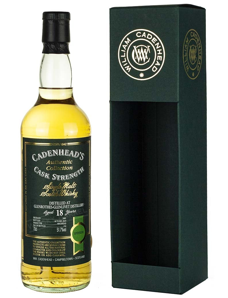 グレンロセス 18年 2001 ケイデンヘッド オーセンティックコレクション