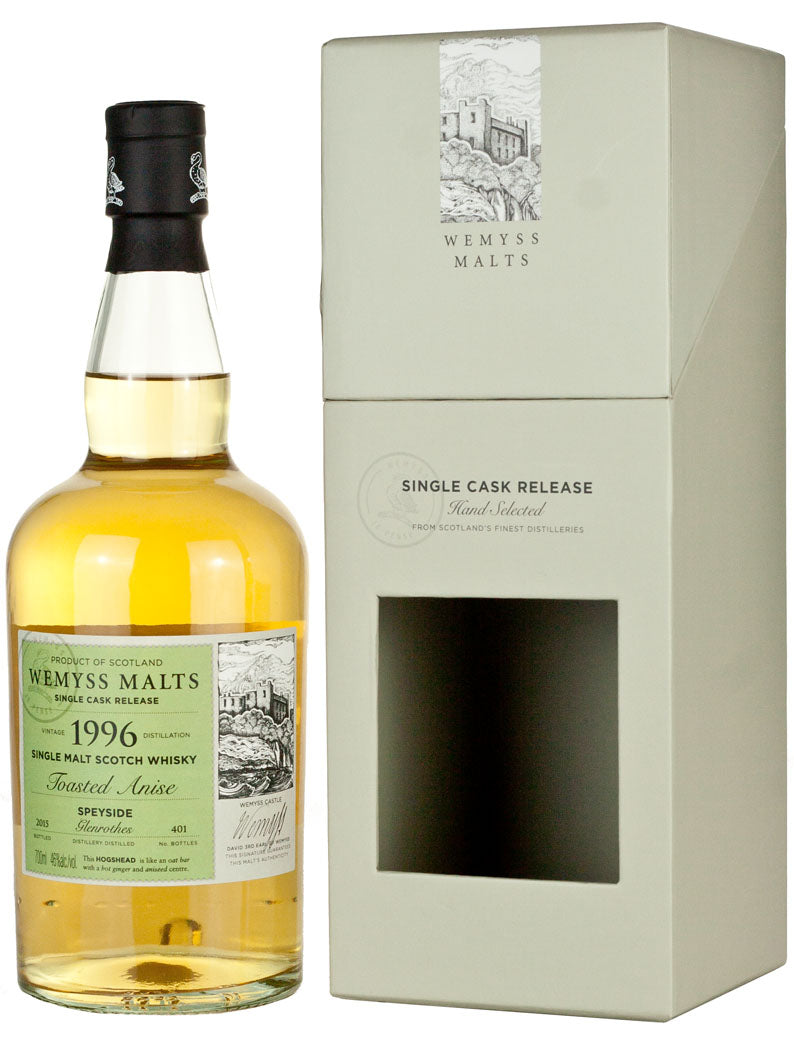 グレンロセス 19年 1996 トーステッドアニス ウェミス