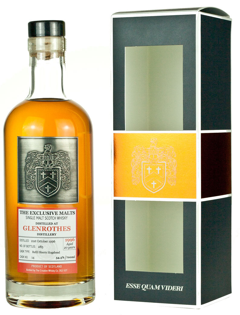Glenrothes 20 Year Old 1996 Exclusive Malts