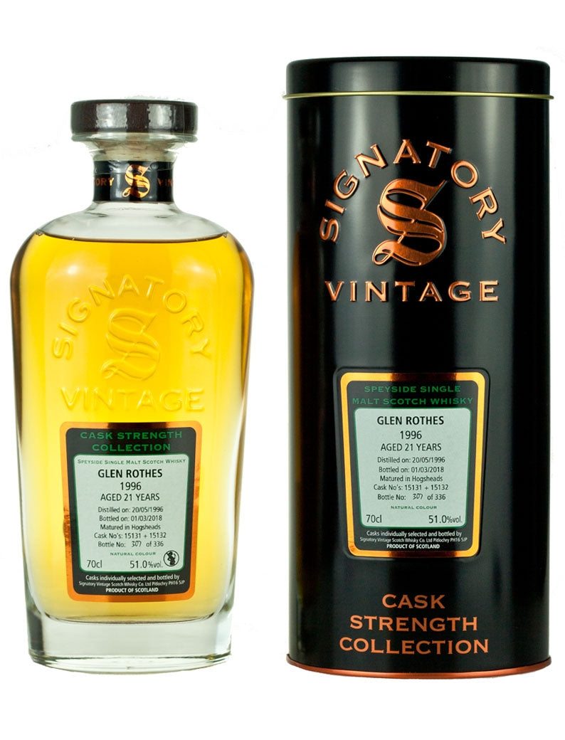 グレンロセス 21年 1996 シグナトリー カスクストレングス