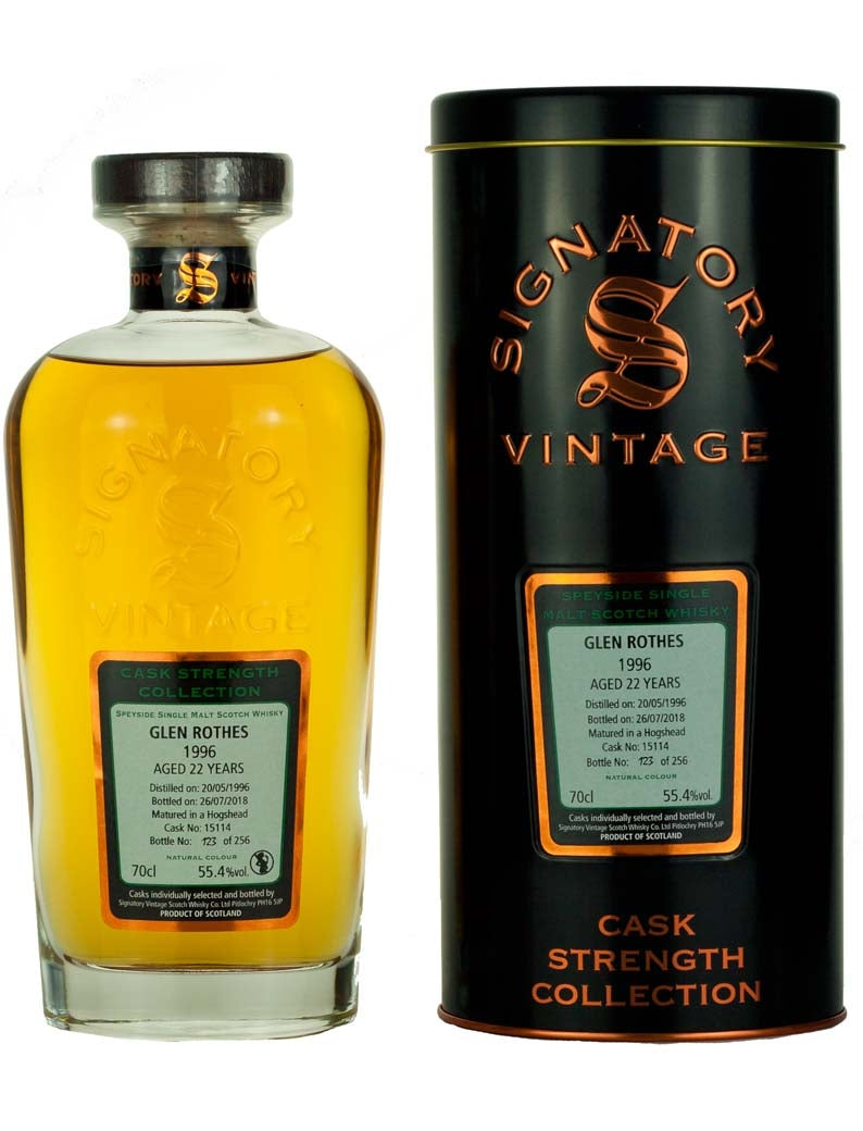 グレンロセス 22年 1996 シグナトリー カスクストレングス