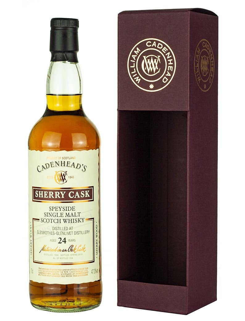 グレンロセス 24年 1994 カデンヘッド シェリーカスク