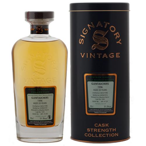 Glentauchers 20 Year Old 1996 Signatory