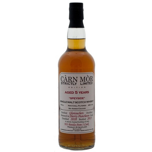 Glentauchers 5 Year Old 2010 Carn Mor Strictly