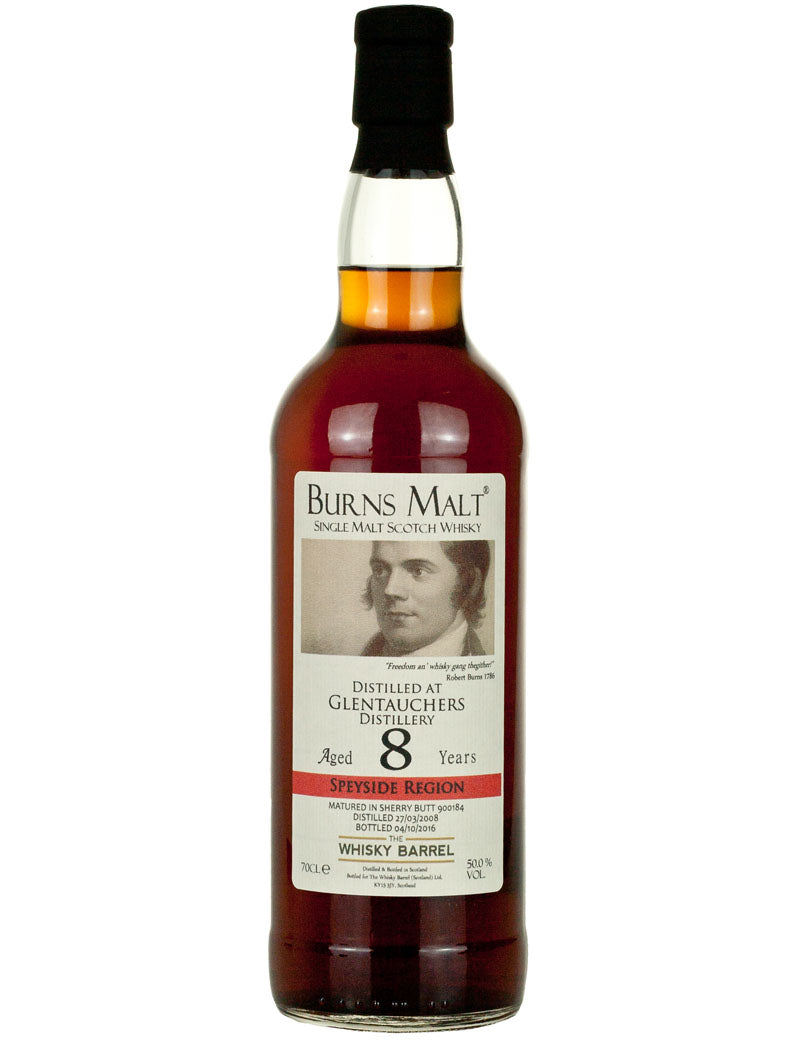 Glentauchers 8 Year Old 2008 Burns Malt
