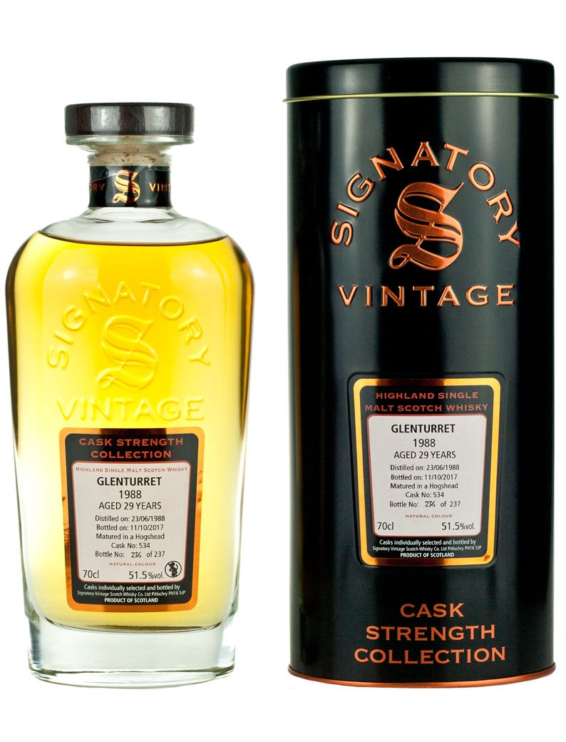 グレンタレット 29年 1988 シグナトリー カスクストレングス