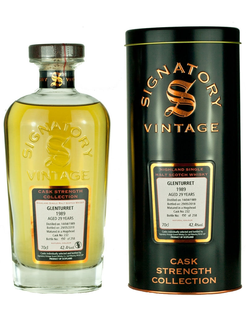 グレンタレット 29年 1989 シグナトリー カスクストレングス