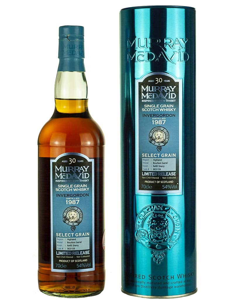 インヴァーゴードン 30年 1987 マレイ・マクダヴィッド セレクトグレーン