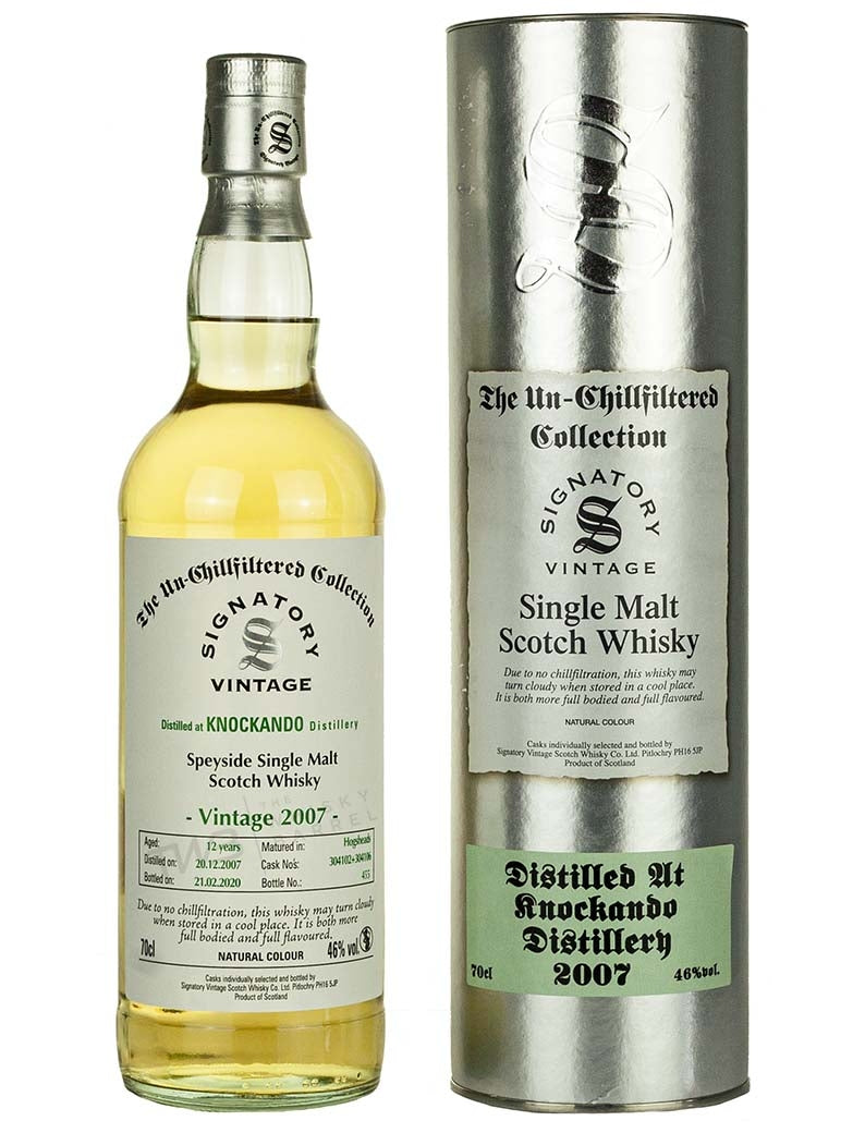 ノッカンドー 12年 2007 シグナトリー ノンチルフィルタード