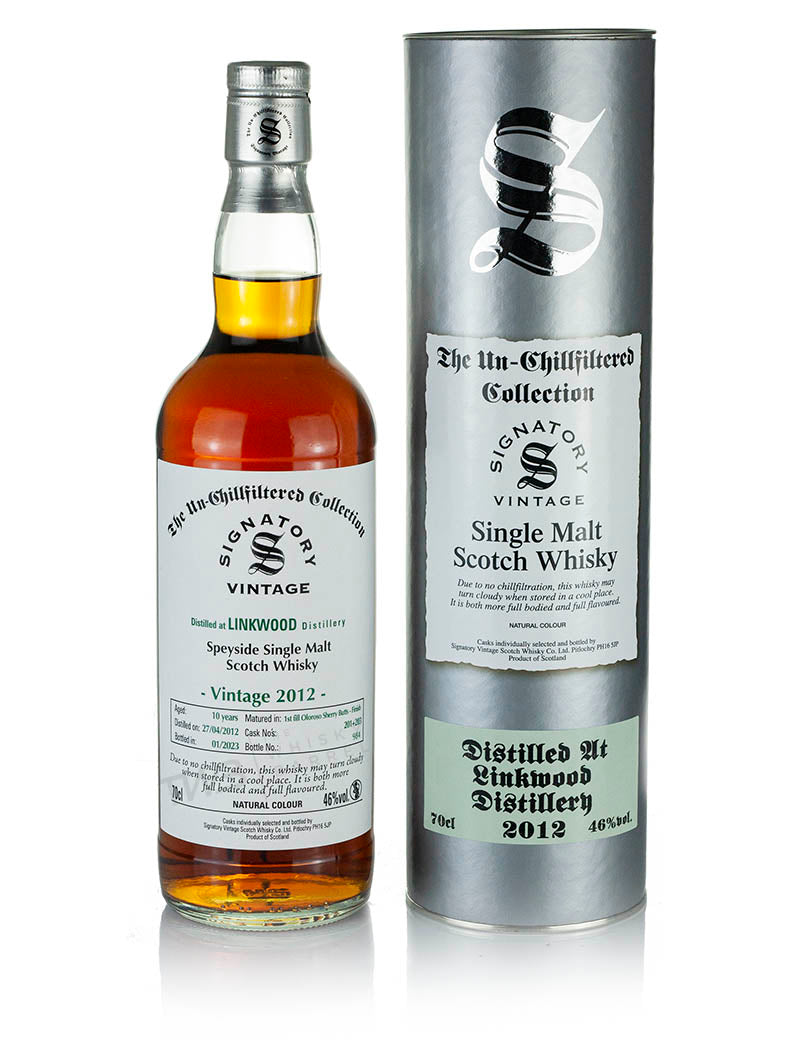 リンクウッド 10年 2012 シグナトリー ノンチルフィルタード