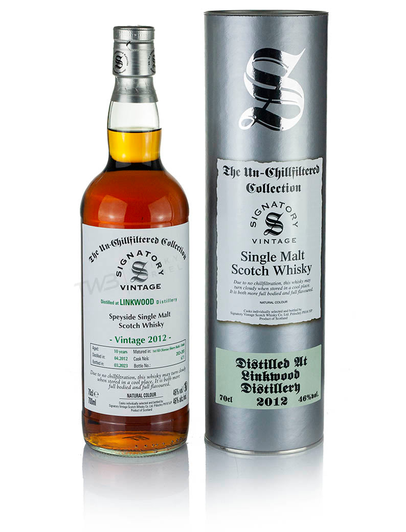 リンクウッド 10年 2013 シグナトリー ノンチルフィルタード