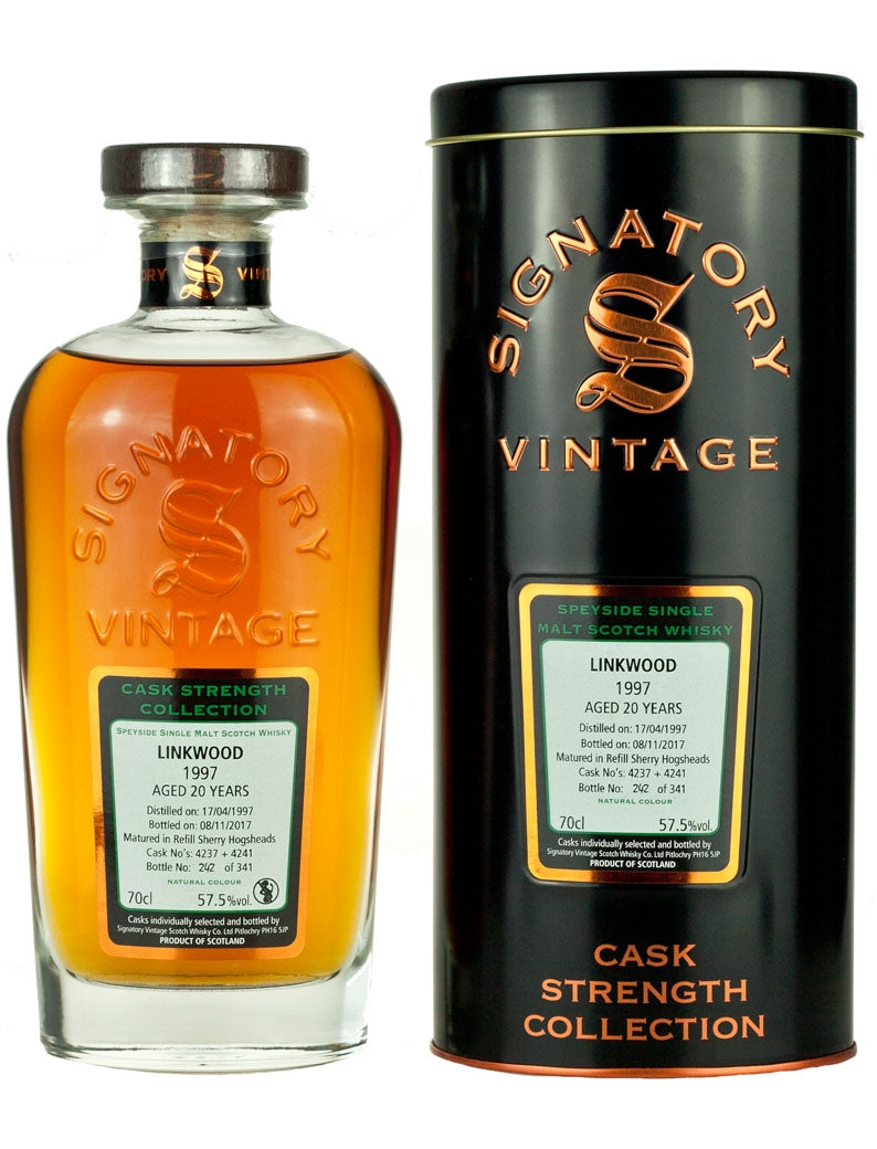リンクウッド 20年 1997 シグナトリー カスクストレングス