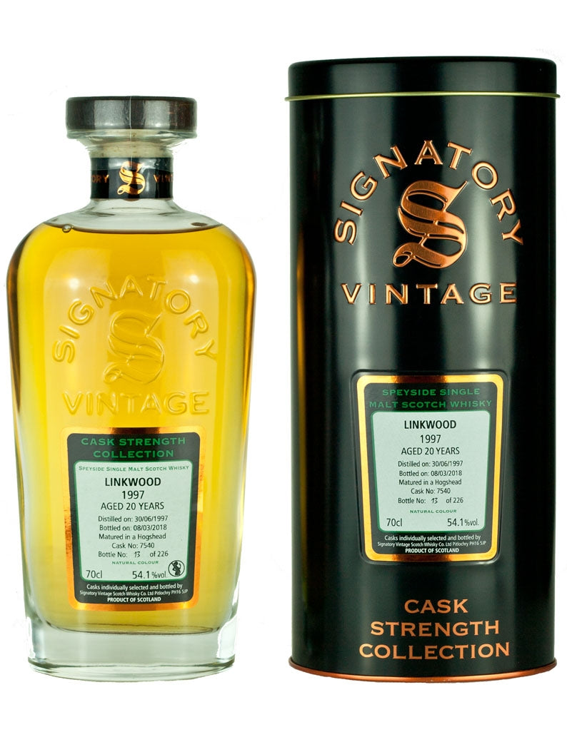 リンクウッド 20年 1997 シグナトリー カスクストレングス
