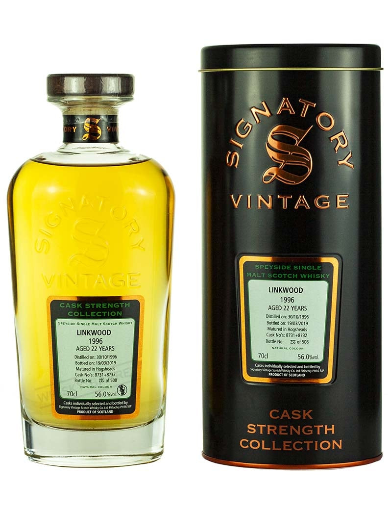 リンクウッド 22年 1996 シグナトリー カスクストレングス
