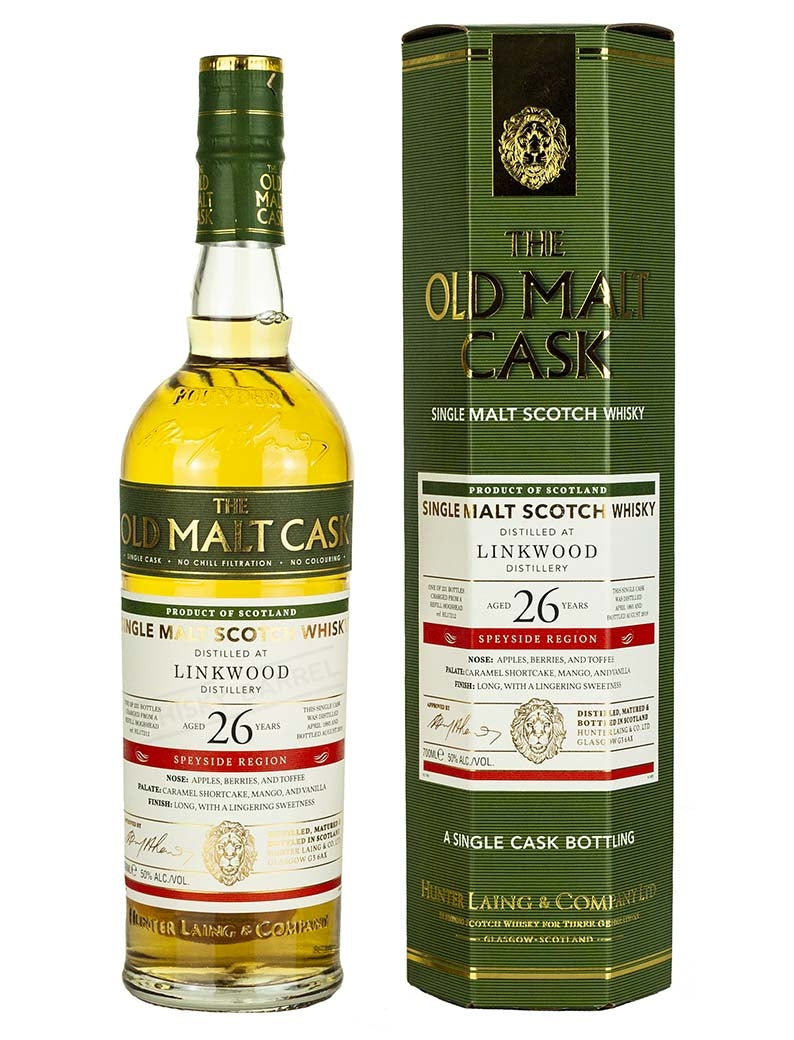 リンクウッド 26年 1993 オールドモルトカスク
