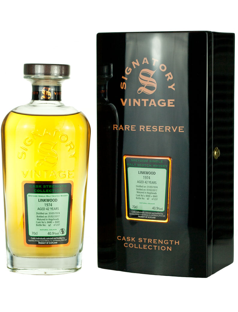 Linkwood 42 Year Old 1974 Signatory Rare Reserve