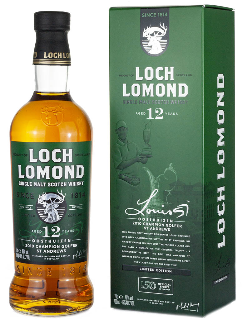 Loch Lomond 12 Year Old Louis Oosthuizen 150th St Andrews