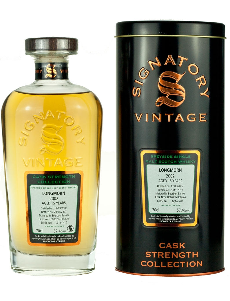 ロングモーン 15年 2002 シグナトリー カスクストレングス