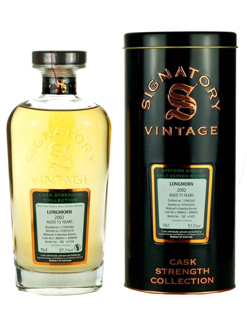ロングモーン 15年 2002 シグナトリー カスクストレングス