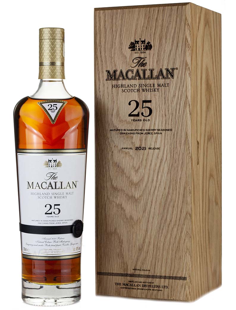 Macallan 25 Year Old Sherry Oak (2021)