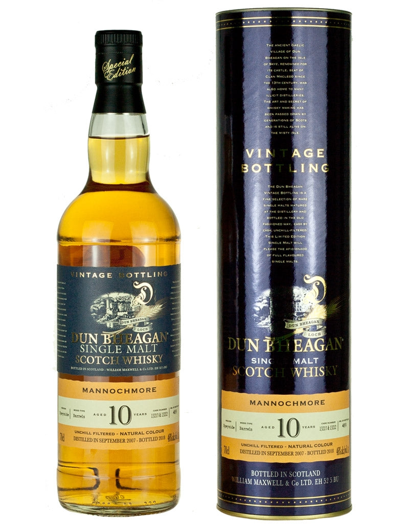 マンノックモア 10年 2007 ダンベーガン