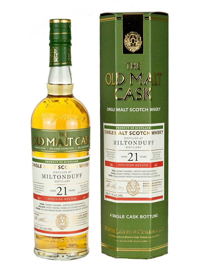 ミルトンダフ 21年 1995 オールドモルトカスク