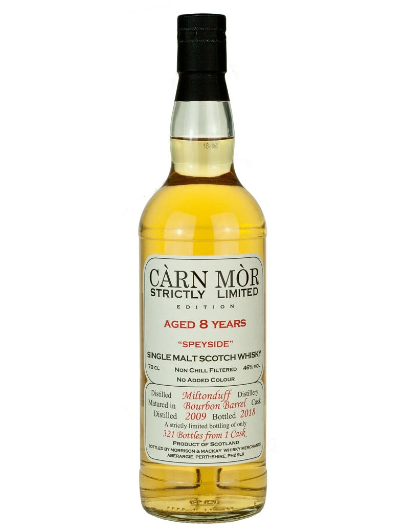 Miltonduff 8 Year Old 2009 Carn Mor Strictly
