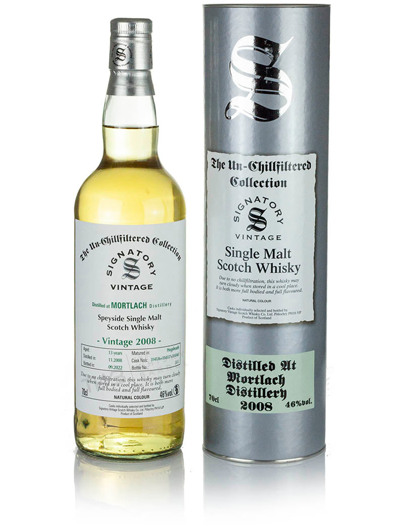 Mortlach 13 Year Old 2008 Signatory Un-Chillfiltered