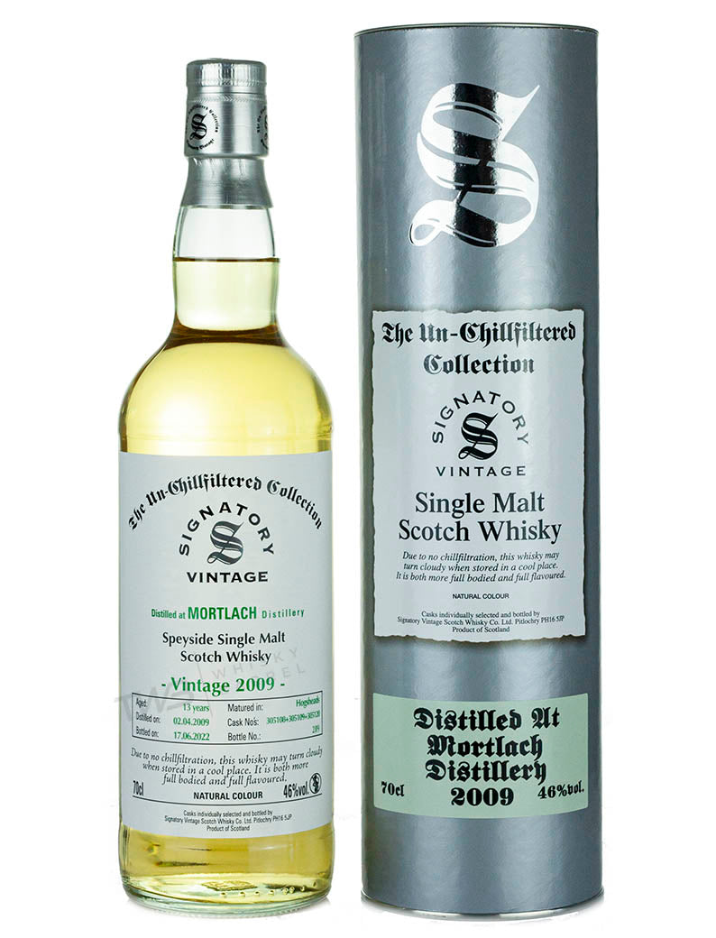 Mortlach 13 Year Old 2009 Signatory Un-Chillfiltered