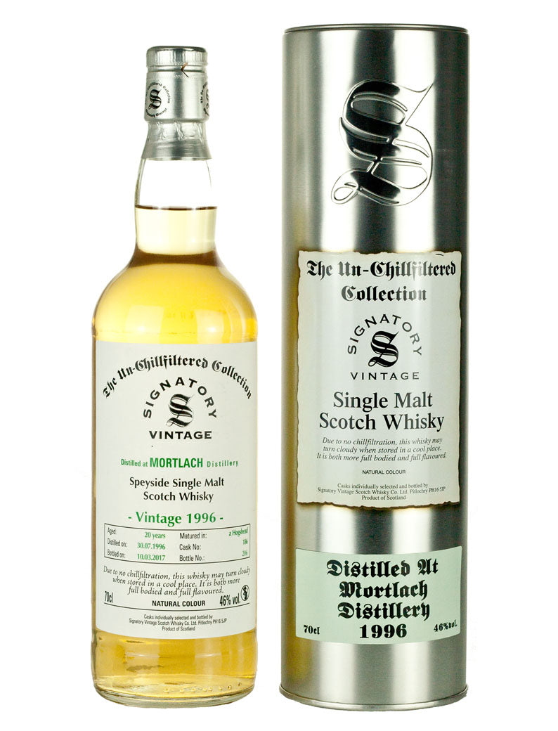 Mortlach 20 Year Old 1996 Signatory Un-Chillfiltered