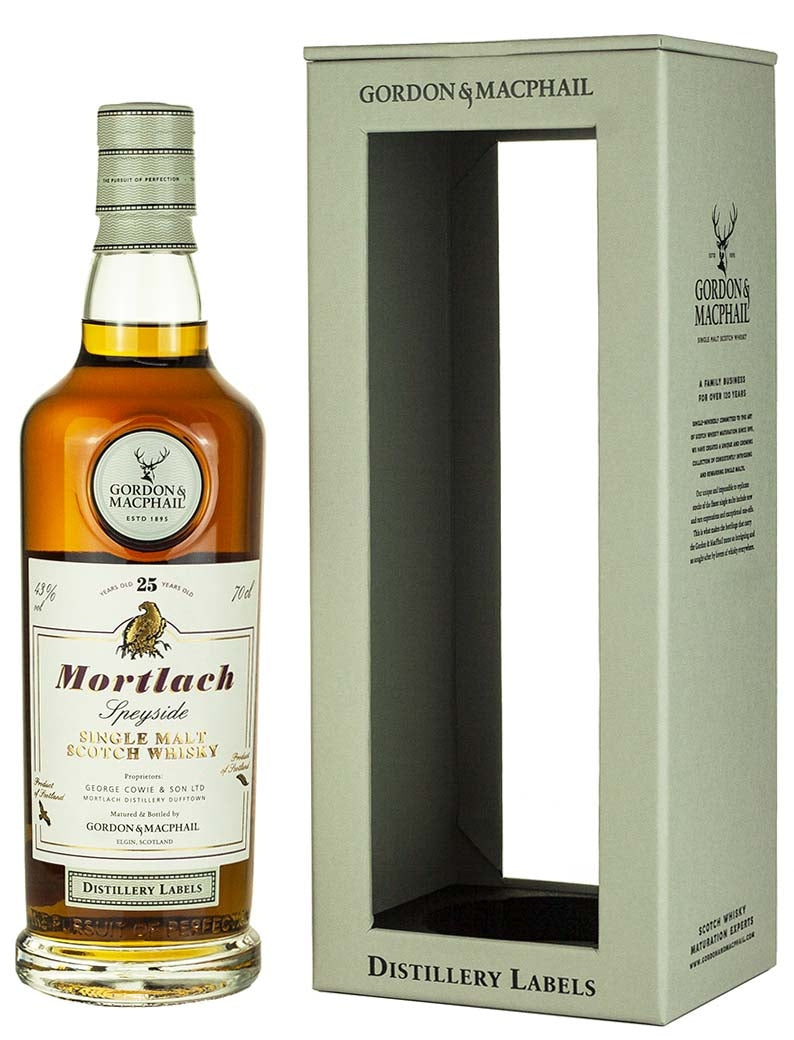 Mortlach 25 Year Old Distillery Labels