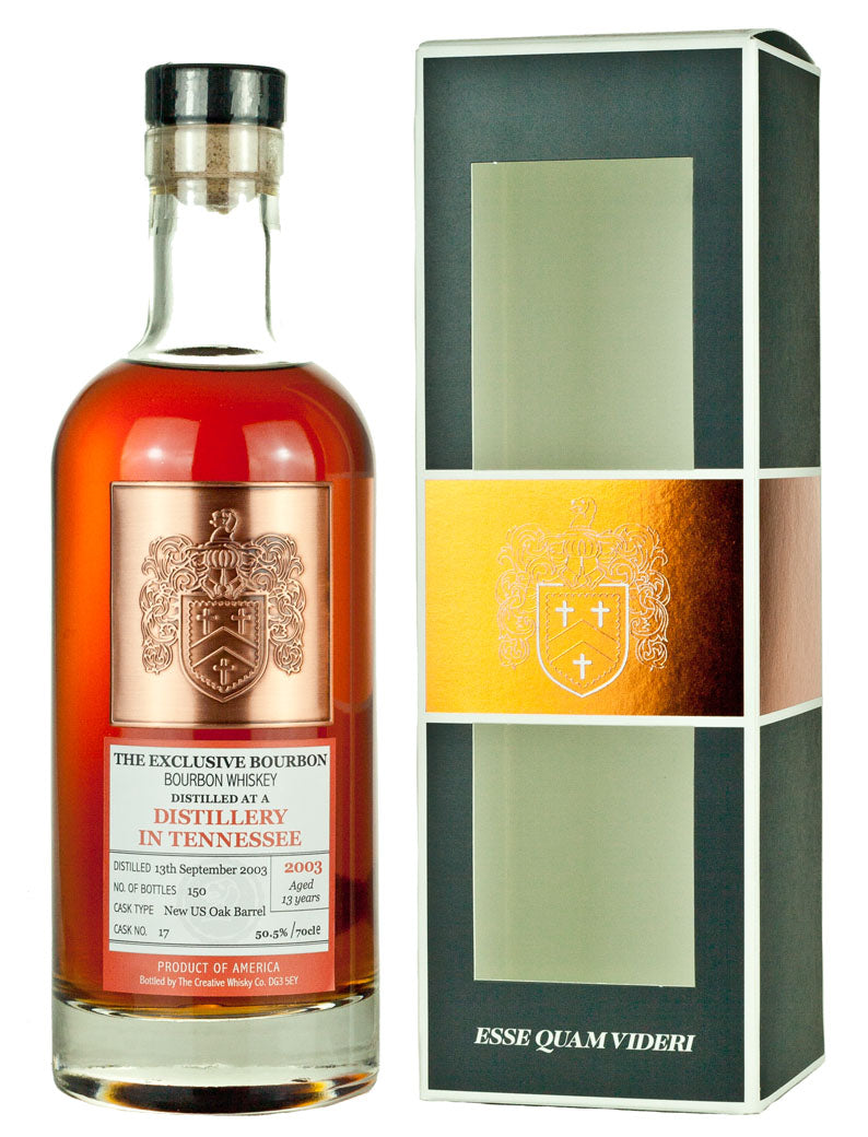 ミステリー バーボン テネシー 13年 2003 エクスクルーシブ モルツ