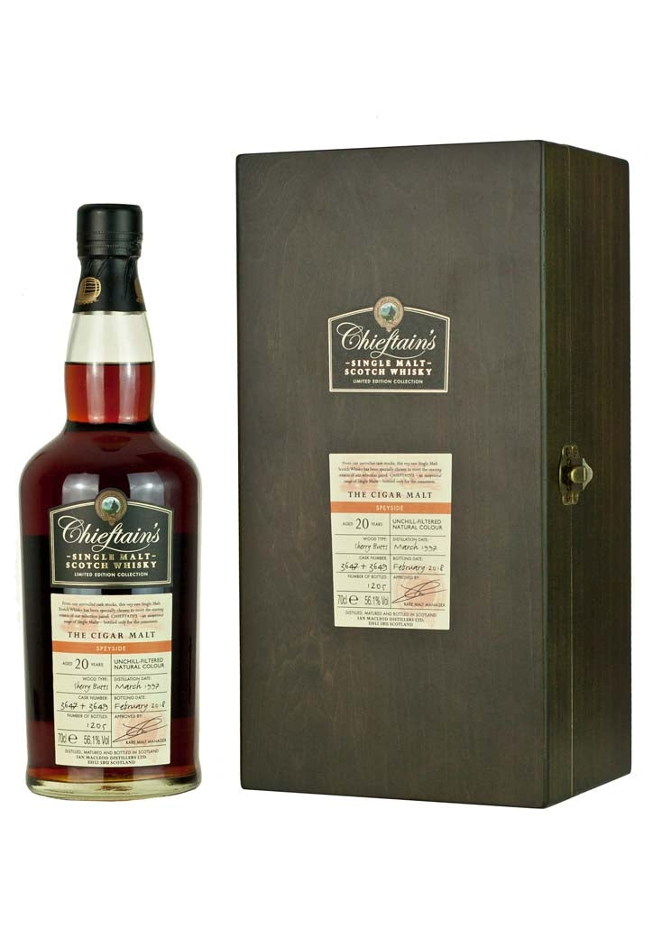 ミステリー モルト 20年 1997 シガー モルト チーフタンズ
