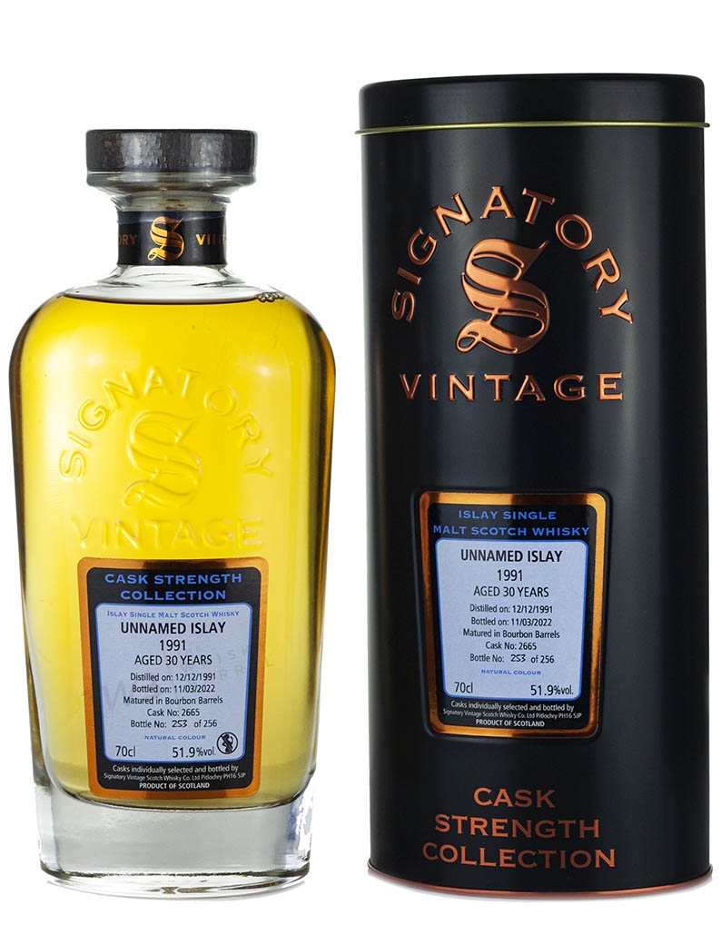 Mystery Malt (Laphroaig) Islay 30 Year Old 1991 Signatory Cask Strength