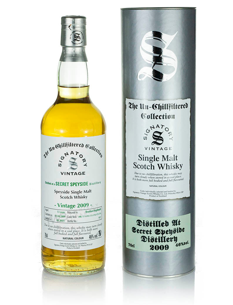 Mystery Malt (Macallan) 13 Year Old 2009 Signatory Un-Chillfiltered