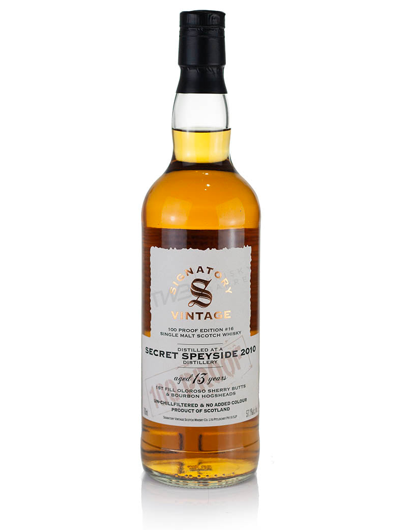 ミステリーモルト スペイサイド 13年 2010 シグナトリー 100プルーフ エディション #16