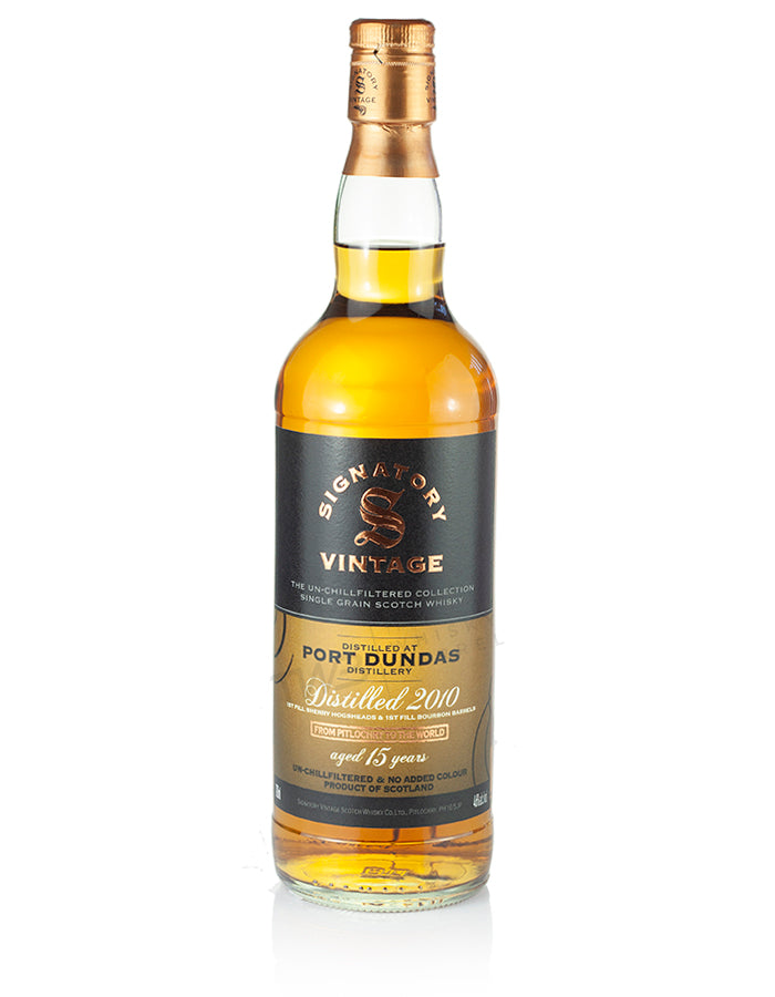 Port Dundas 15 Year Old 2010 Signatory Un-Chillfiltered