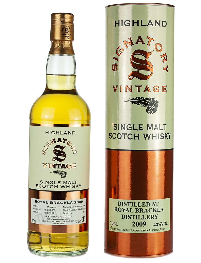 Royal Brackla 11 Year Old 2009 Signatory Highland