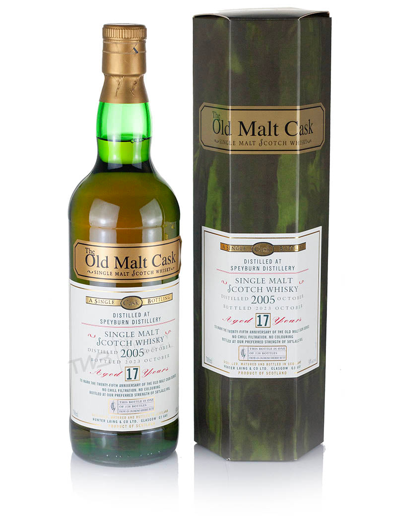 スペイバーン 17年 2005 オールドモルトカスク 25周年記念