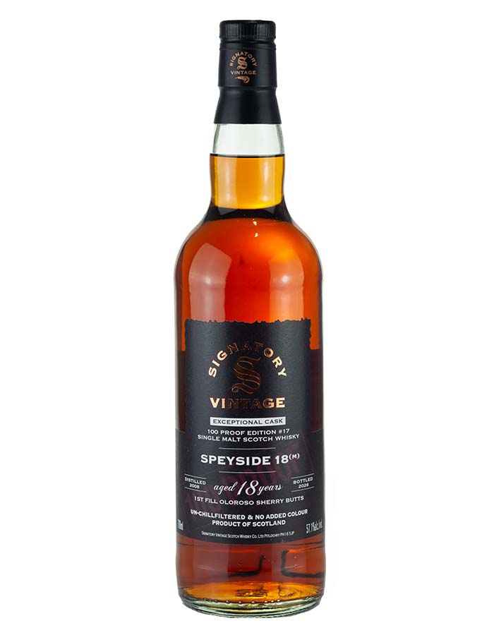 Mystery Malt (Macallan) 18 Year Old 2008 Signatory Exceptional Cask Edition #17