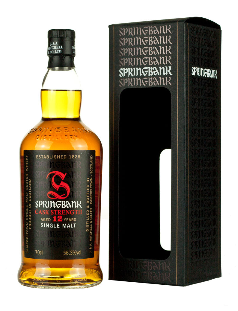Springbank 12 Year Old Cask Strength 56.3%