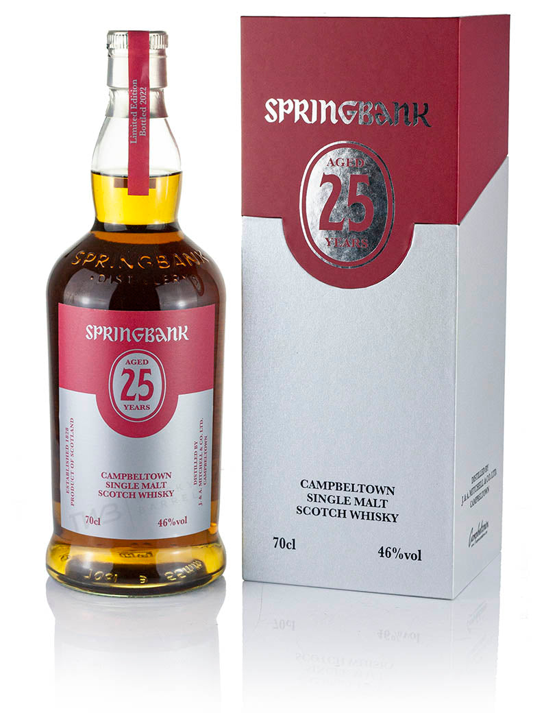 Springbank 25 Year Old bottle