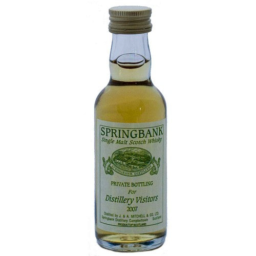 スプリングバンク蒸留所 ビジターズ 2007 ミニチュア