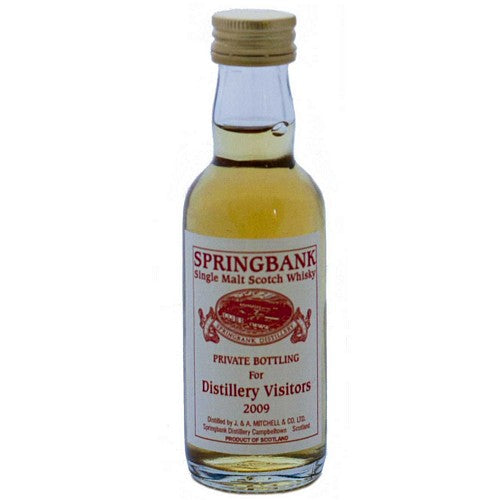 スプリングバンク蒸留所 ビジターズ 2009 ミニチュア