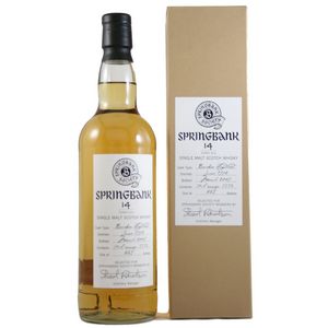 スプリングバンク ソサエティ 14年 バーボンカスク