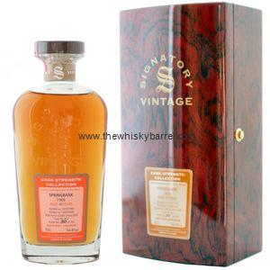 スプリングバンク 40年 1969 シグナトリー ヴィンテージ