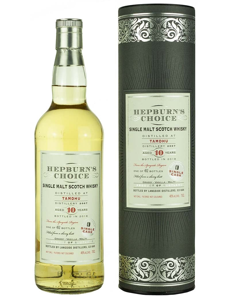 Tamdhu 10 Year Old 2007 Hepburn's Choice