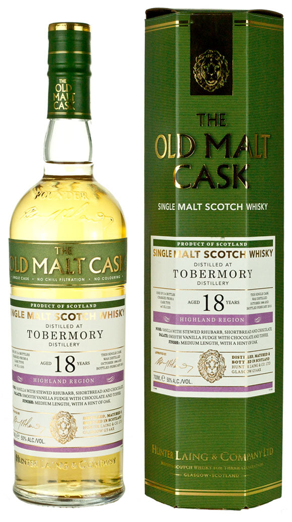 Tobermory 18 Year Old 1996 Old Malt Cask