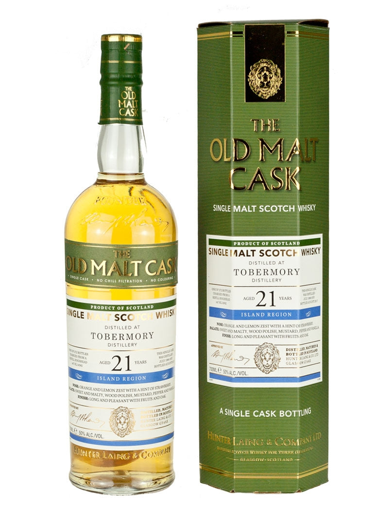 トバモリー 21年 1996 オールドモルトカスク