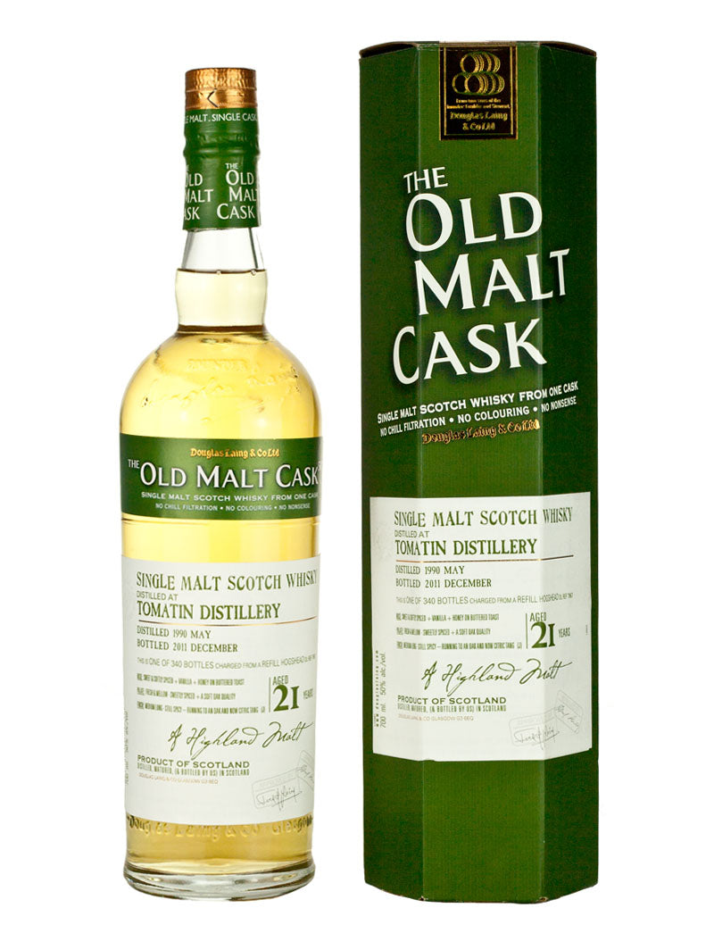 トマーティン 21年 1990 オールドモルトカスク